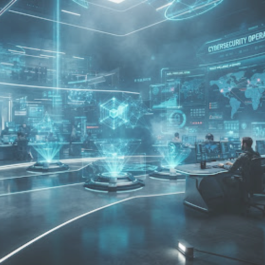 Cybersecurity Center Background